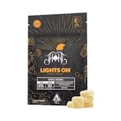 Heavy Hitters Lights On Orange Pineapple 2:1 Thc:Thcv (5-Pack) (S) Edibles 100mg