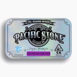 PACIFIC STONE - Pacific Stone - Diamond Infused Pre Roll Pack - Indica - Private Reserve OG - (3.5g total) 7 pack