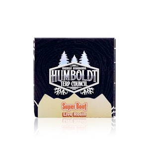 HUMBOLDT TERP COUNCIL - HUMBOLDT TERP COUNCIL - Concentrate - Super Boof - Live Rosin - 1G