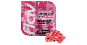 FLAV: STRAWBERRY LIVE RESIN SOUR BELTS 100MG