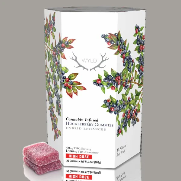 NORTHWEST CONFECTIONS - Wyld - Gummies - Huckleberry - 1000mg Main Image