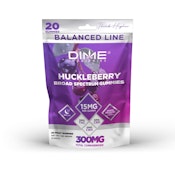 HuckleBerry - Broad Spectrum Gummies - THC/CBN - 20ct - 100mg