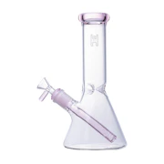 Human Grade | 9 in Beaker Bong | Pink/Clear