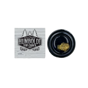 HUMBOLDT TERP COUNCIL - HUMBOLDT TERP COUNCIL | HONEY BANANAS LIVE ROSIN | EXTRACT 1G