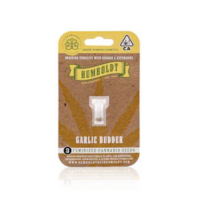 HUMBOLDT SEED COMPANY - Flower - Garlic Budder - 3Pack - Feminized