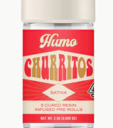 Humo | Papaya | Churritos | Cured Resin Infused Pre-Rolls 5pk | 2.5g