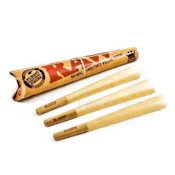 Raw King Size Prerolled Cones 3pk