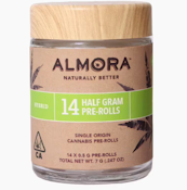 ALMORA FARM: Jet Fuel Gelato .5g Pre-Rolls 14pk/7g (H)