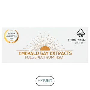 EMERALD BAY EXTRACTS - Emerald Bay Extracts - Full Spectrum RSO - Moroccan Peaches - Syringe - 1G