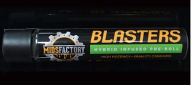 MidsFactory Infused Preroll 1.5g - Carbon Fiber x Gruntz 45%
