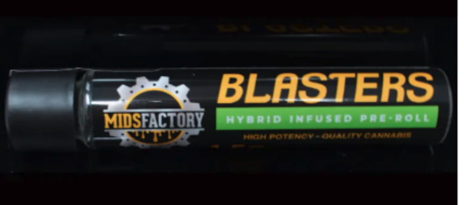 MIDS FACTORY - MidsFactory Infused Preroll 1.5g - Blue Bacio x Cookie Milk 33%