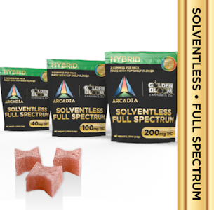 Arcadia Brands - 2pk 100mg Solventless Singles Gummies - Hybrid