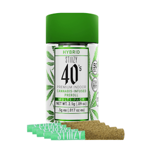 STIIIZY - Strawnana (H) | .5g 5pk Infused 40s Prerolls | Stiiizy