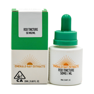 EMERALD BAY EXTRACTS - Gush Mints (S) | 1000mg 1:1 CBD:THC RSO Tincture | Emerald Bay Extracts