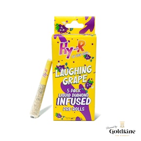 HY-R - Laughing Grape - 5 Pack Preroll Case (3g) Infused