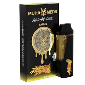 Muha Meds - Pineapple Express (S) 83.29% THC | Muha Meds | 1g All In One (Disposable)