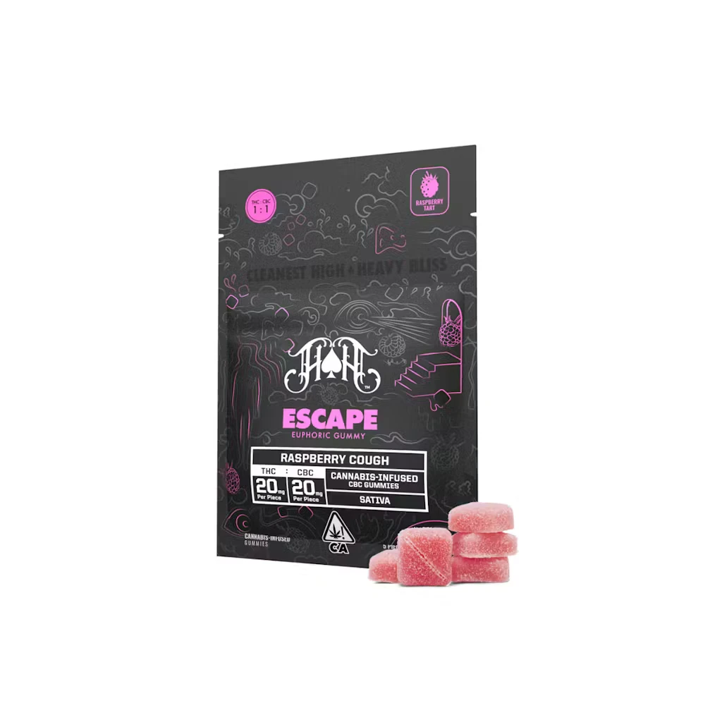 Heavy Hitters - Raspberry Cough (S) | Heavy Hitters | Escape - CBC Euphoric Gummy - 100mg  Main Image