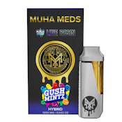 Gush Mintz Live Resin (H) 74.61%THC | Muha Meds | 1g (Disposable)