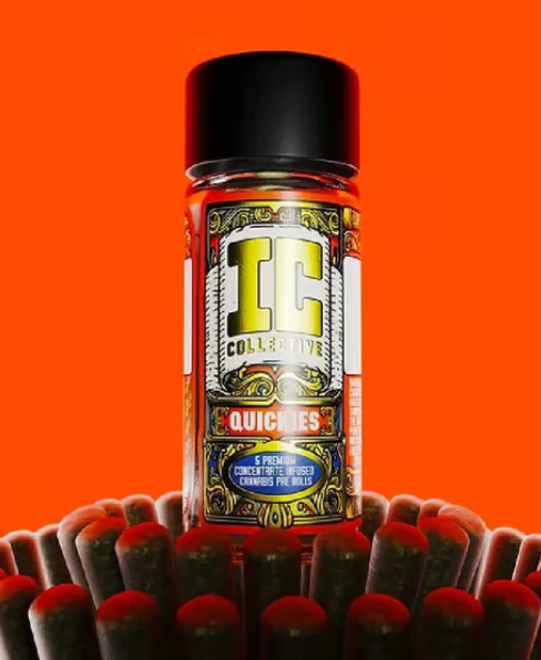 IC Collective - Cali Chem x T.I.T.S. Quickies Infused 5pk Pre-Rolls - 2.5g Main Image