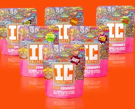 IC Collective - Baja Pineapple Hash Rosin 5pk Gummies - 100mg Main Image