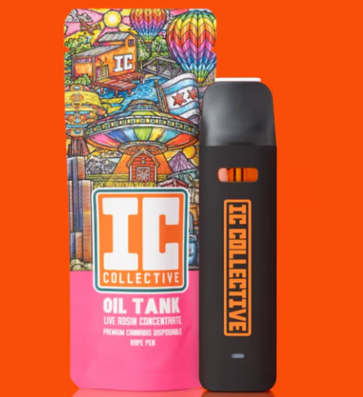 IC Collective - Modified Sour Live Rosin Disposable Vape - 0.5g Main Image