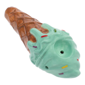  Ceramic Ice Cream (Mint Green) Pipe 3.5"