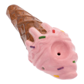  Ceramic Ice Cream (Pink) Pipe 3.5"