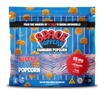 Space Poppers | Buffalo Blue Popcorn | 25mg