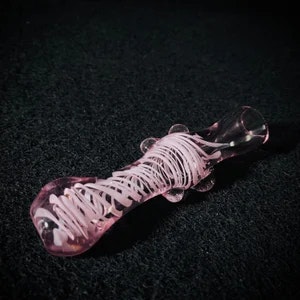 Haven - Glass 3" Pink Chillum Pipe
