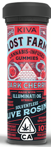 LOST FARM - [Lost Farm] Live Rosin Gummies - 100mg - Dark Cherry Illuminati OG (I)