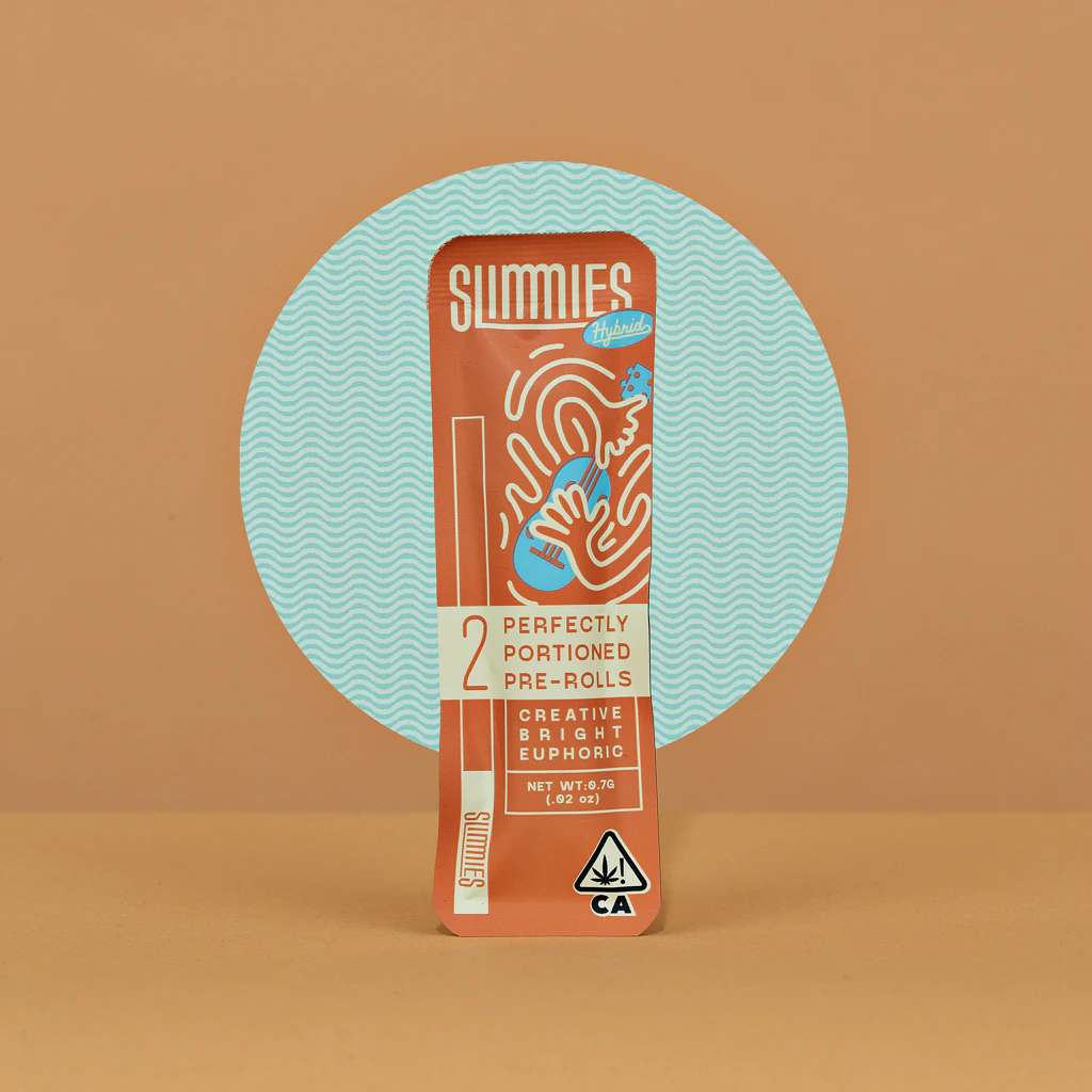 Slimmies - Slimmies Space Cake Joints 2pk Hybrid ( .7g Indoor Flwr ) Main Image