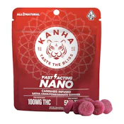 KANHA Nano Cran Pomegranate 100mg Gummy