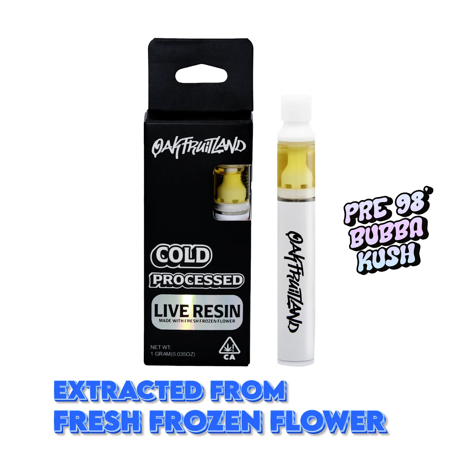 Oakfruitland (OFL) - Oakfruitland - All In One - Live Resin - Pre 98 Bubba Kush - 1G Main Image