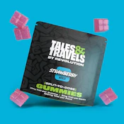 Tales & Travels | 5pk Split-To-Dose Gummies | Strawberry | 100mg