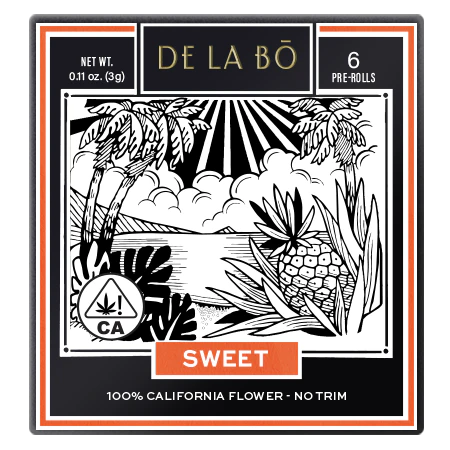 DE LA BO - 6 PACK SWEET - PASSION ORANGE GUAVA .5G - DE LA BO Main Image