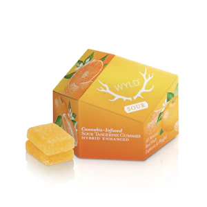 Wyld  - Sour Tangerine (H) | 100mg Gummies | Wyld