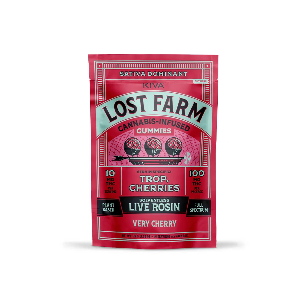Lost Farms - Lost Farm - 'Trop Cherries' Very Cherry - Rosin Gummy - 10 x 10mg Main Image