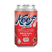 Keef Cola | Xtreme | Original Cola | Cannabis Infused Classic Soda | 100mg