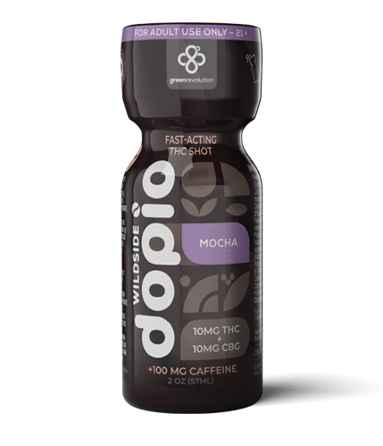 Green Revolution - Mocha 1:1 Wildside Dopio - 100MG Cold Brew Shot Main Image