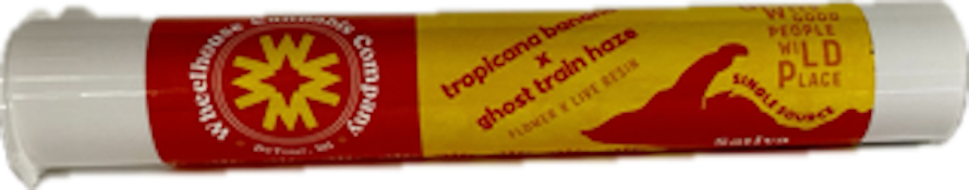 Wheelhouse - Tropicana Banana x Ghost Train Haze Infused Preroll - 1g