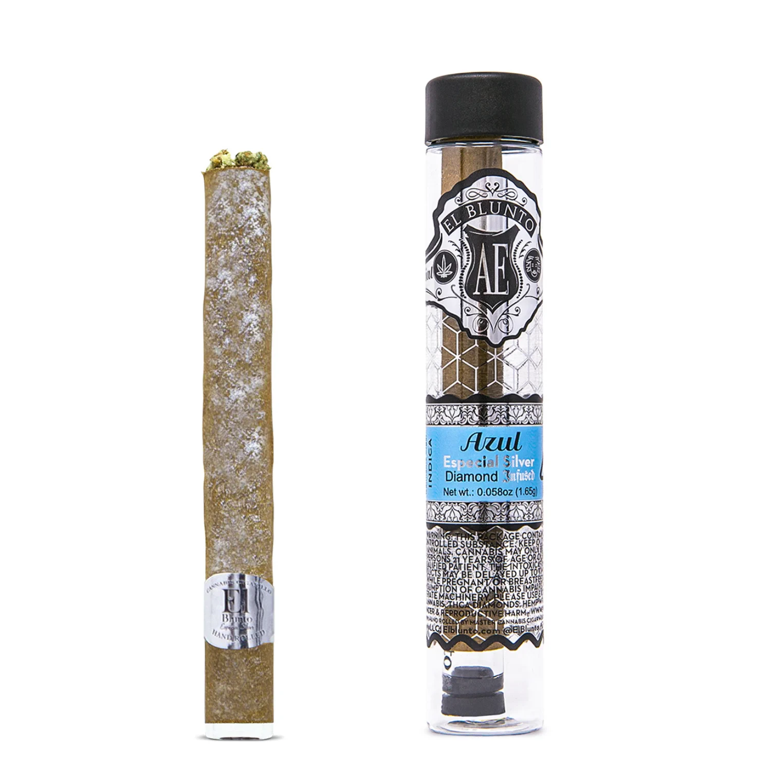 El Blunto by Albert Einstone's - El Blunto - Infused Blunt - Platinum - Azul - 1.65G Main Image