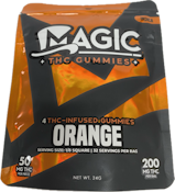 Magic Cannabis - Orange (Indica) Gummies - 200mg