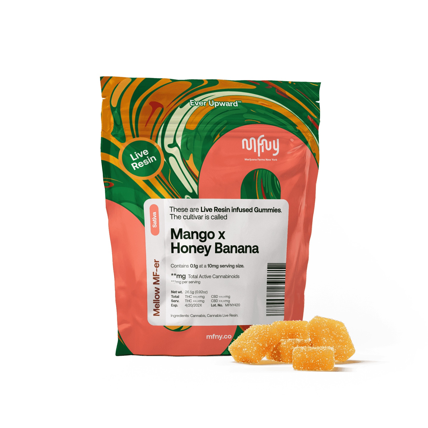 Mango x Honey Banana | 10Pk Gummies Live Resin