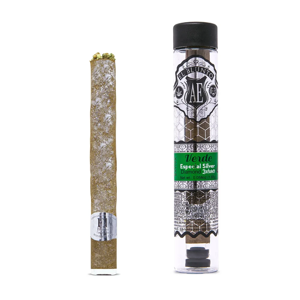 El Blunto by Albert Einstone's - El Blunto - Infused Blunt - Platinum - Verde - 1.65G Main Image