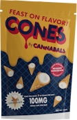 Cannabals Chocolate Cones - White Chocolate - 10mg