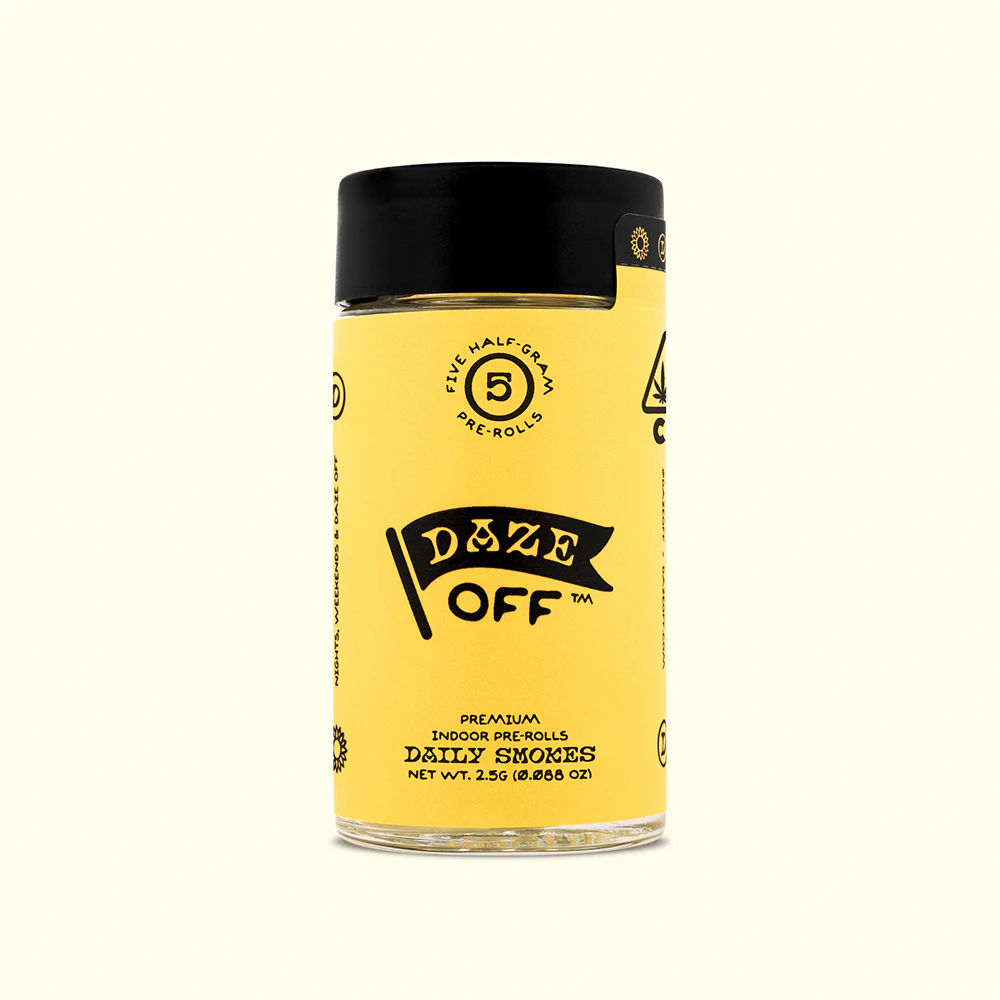Daze Off - Daze Off - 0.5g 5pk (2.5g) Pre-Roll Pack - Ak-47 Main Image