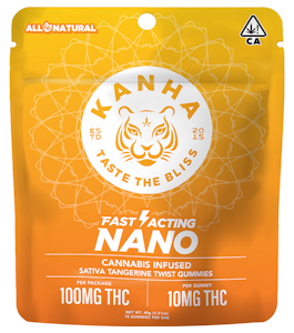 KANHA - KANHA - NANO - 100mg - Sativa Tangerine Twist