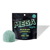 Gron Baja Blaze 100mg Hash Rosin Mega Pearl Gummy - Sativa
