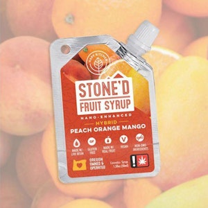 HAPY KITCHEN - Hapy Kitchen Peach Orange Mango Hybrid Stoned Fruit Syrup 250mg