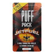  [PUFF] Preroll 5 Pack - 2.5g - Jet Fuel (H)